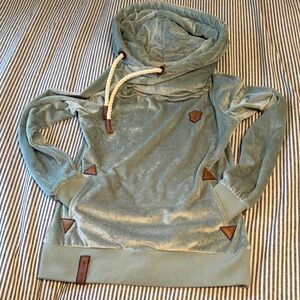 Naketano Mint Green VelourHoodie